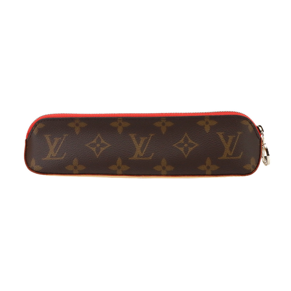 Louis Vuitton Monogram Truth Elizabeth Pen Case Brown Red GI0009